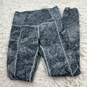 Lululemon Fast & Free Tight 7/8 II Nulux 25" Area Ice Grey